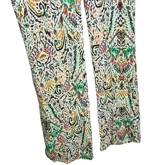 Zara Flared Print Pants Womens Size Small - Picture 9 of 13